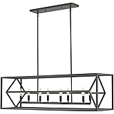 Z-Lite 457-8L-MB Euclid Chandelier, 8-Light 480 Total Watts, Matte Black