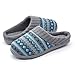 RockDove Sweater Knit Scuff Slippers for Women, Size 9-10 US Women, Teal Blue