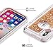 Coolden Case for iPhone Xs MAX Cases Protective Glitter Case for Women Girls Cute Bling Sparkle 3D Quicksand Heavy Duty Cover Hard Shell Shockproof TPU Case for 6.5 Inches iPhone Xs MAX, Rose Gold