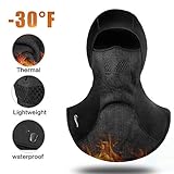 RIGWARL Balaclava Face Mask for Cold Weather,Motorcycle Balaclava Ski Mask with Waterproof Windproof and Thermal for Men Skiing,Cycling,Outdoor Sports