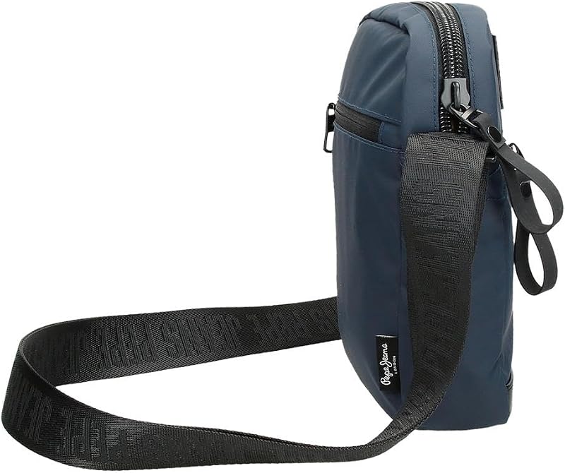 Hoxton Umhängetasche, mittelgroß, Blau, 17 x 22 x 6 cm, Polyester, blau, Talla única, Mittelgroße Umhängetasche