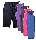 Hanes Premium Womens French Terry Capri with pockets
