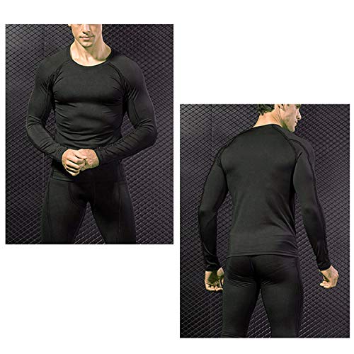 Men's Compression Shirt and Pants Performance Long Johns Thermal Underwear Set - Thumbnail 2