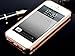 For iPhone 5 5s Case, Roybens Luxury Metal Air Aluminum Bumper Detachable + Mirror Hard Back Case 2 in 1 Cover Ultra-Thin Frame For Apple iPhone 5 5s - Retail Packaging(RoseGold)