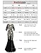 PrettyGuide Women's Evening Dress 1920s Sequin Deco Mermaid Hem Maxi Long Ball Gown Burgundy XL
