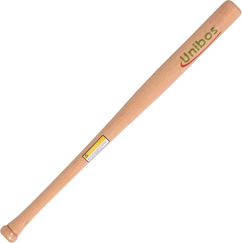 Unibos 28 Inch Wooden Aluminium Baseball Bat Anti Slip Training Practise