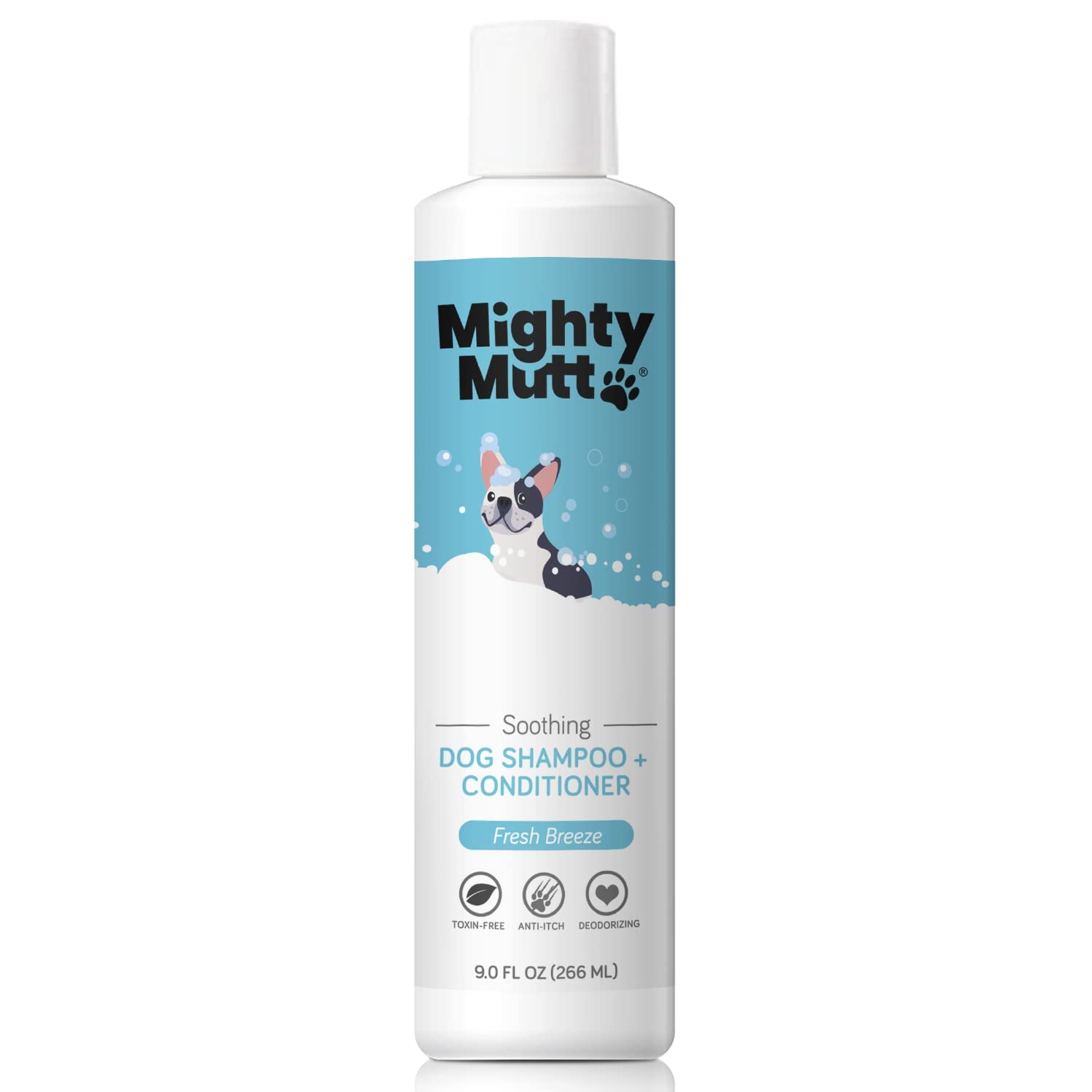Mighty Mutt Natural & Hypoallergenic Dog Shampoo and Conditioner, Anti-Itch, Soothing and Deodorizing (9oz)
