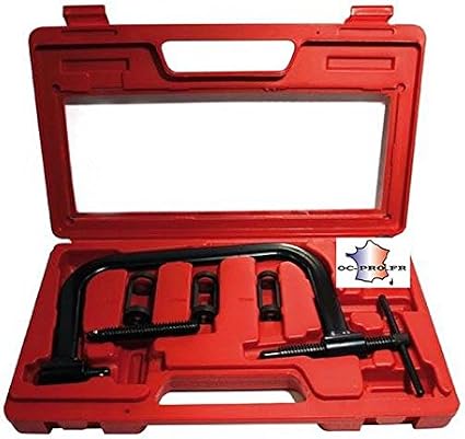Kit Démonte Soupapes Universel OC-PRO - 12 Pièces Avec Pâte à Roder Et Rodoirs