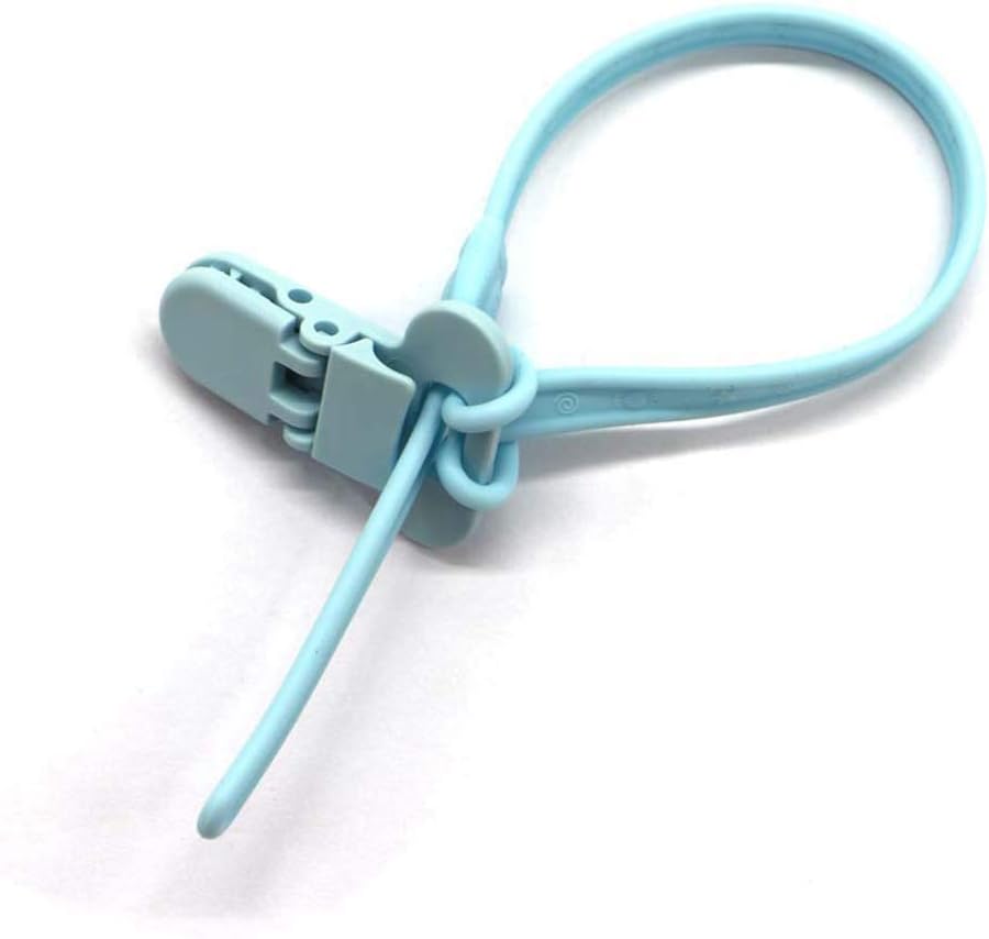 Universal Pacifier Clips for Boys and Girls,Multifunction Pacifier Food Grade Silicone Necklace,Universal Baby Prevent Falling Pacifier Holder,for All Pacifiers,Teether Teething Toys and Baby Gift