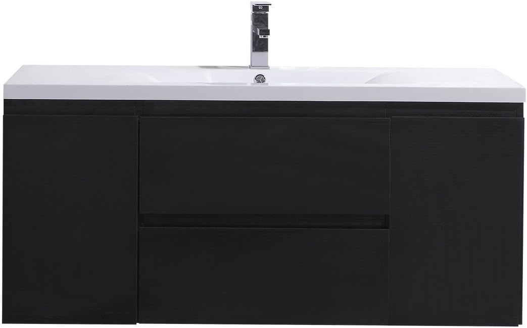 Morenobath Mob 48 in. Wall Mounted Single Sink Bathroom Vanity