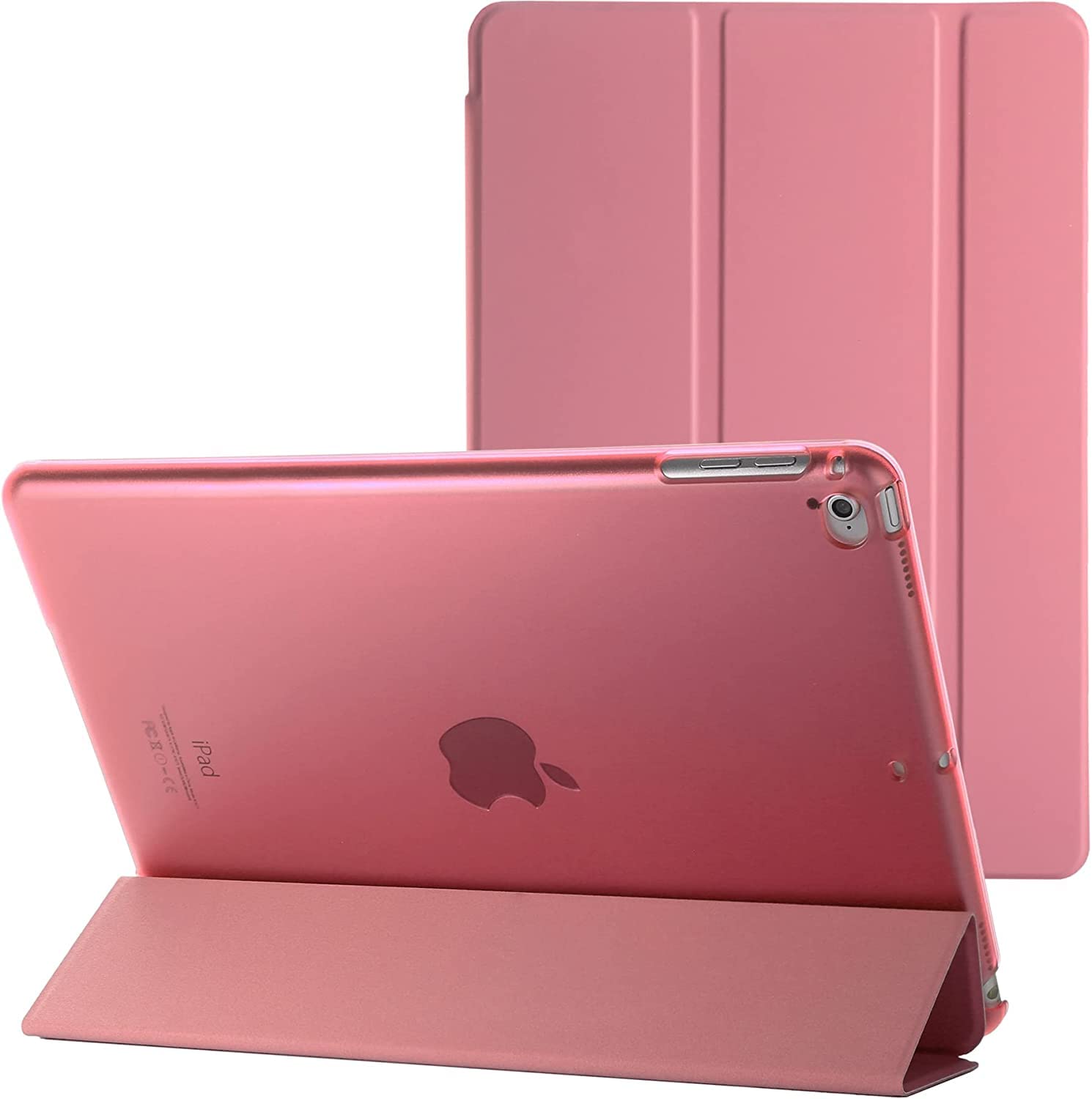 Smart Case for iPad Mini 1, 2 & 3 (2012, 2013, 2014) Magnetic Cover with Auto Sleep/Wake Function (Pink)