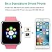 Bluetooth Smart Watch Cell Phone Watch Card SIM SD with pedometercamera Music Player Watch Notification for Android iOS Women and Men