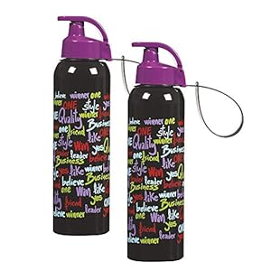 Herevin Set of 2 Matara Sports Bottle with Hanger – 750 ml, Color May Vary