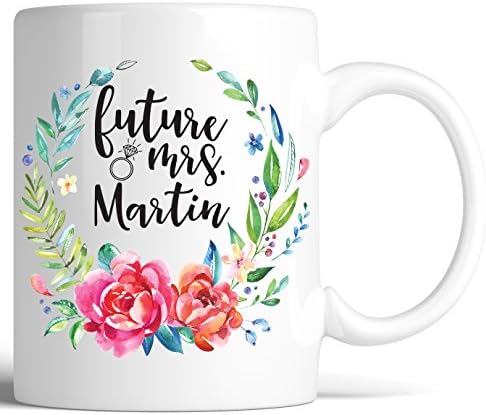 Personalized Future Mrs Coffee Mug Bride to be Bridesmaid Gift Custom Bondi Boutique