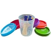 Reed123 Bassoon Reed &amp; Oboe Reed Soaker Cup with a Random Color Lid