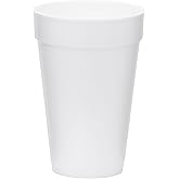 Wincup Foam Cups - 16 oz - Hot And Cold Drink Use - 20 Count - Made In The USA - Convenient Packaging - Compatible With L18S Lids - Insulated Disposable Cups