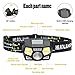 STURME Rechargeable Headlamp Flashlight 2 Pack 800 Lumens Bright LED Headlamp with Red Light and Motion Sensor 5 Modes Camping Hiking Running Headlamps for Adults Kids