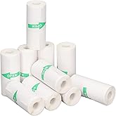 Haosie 10 Roll Mini Printer Paper, Thermal Sticker Paper, Thermal Mini Printer, 57x25mm Self Adhesive Printer Paper, for Print Photo Note Labels Journal Memo