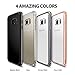 Ringke Galaxy S7 Edge Case, Fusion Tough PC Back TPU Bumper Drop Protection Attached Dust Caps Raised Bezels Protective Cover for Galaxy S7 Edge - Shadow Black