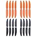 Crazepony® GemFan 5030 5x3 CW CCW Glass Fiber Nylon Propeller for Mini QAV250 Quadcopter Multi-rotor (8 pairs)