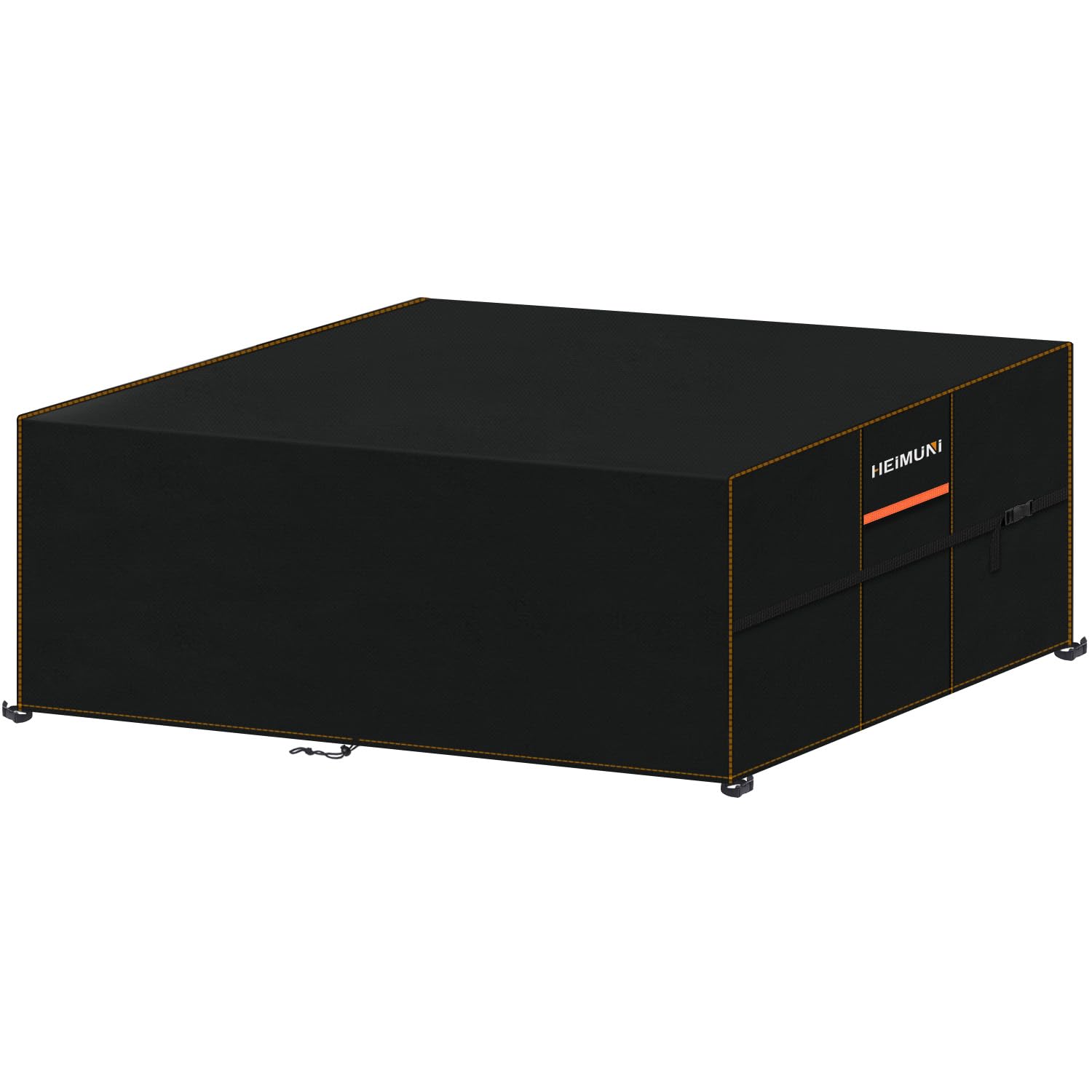 HEIMUNI Outdoor Garden Furniture Covers Waterproof, 250x160x90cm Large Garden Furniture Cover Heavy Duty 420D Oxford Fabric Rattan Sofa Covers for Outside Garden Furniture, Patio Table and Chair Set