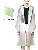 THOMAS HOME Womens Girls' Transparent Raincoat