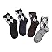 INWECH Men's Thick Winter Socks-Argyle Crew Cotton Socks Inculding 4 Pairs