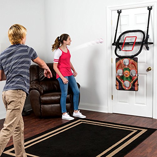 Majik Over the Door 2 in 1 Baseball & Lacrosse Trainer Training Indoor Game Sports Toys WLM8 1-1-28739-DS - Thumbnail 4