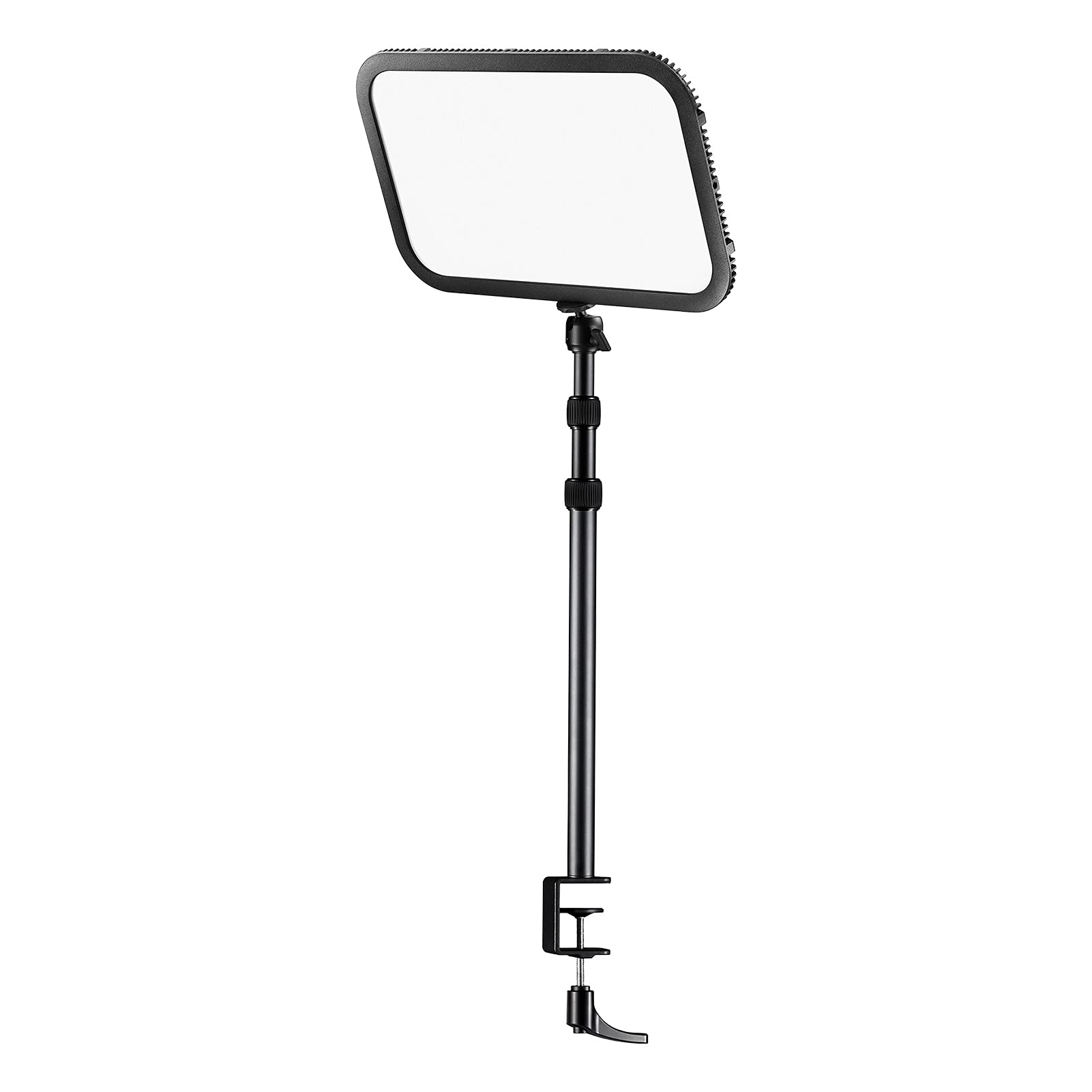 Godox ES45 E-sports LED Video Light Panel Max. 2500 Lumen 2800K-6500K Dimmable with C-Clamp Desk Mount Light Stand 2.4G Wireless Remote Controller for Live/Game Streaming Video Conference Lighting