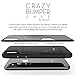 iPhone X Case, Molan Cano [Crazy Bumper] Dual Layer PU Case Wallet Cover with 1 Card Slot for Apple iPhone X - Metallic Black