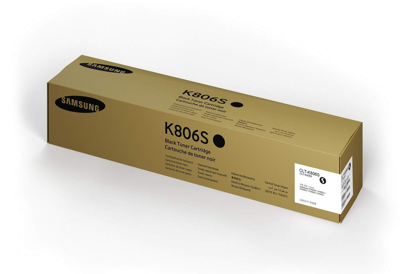 Samsung SS593A CLT-K806S Toner Cartridge, Black, Pack of 1