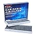 POTAUTO MAP 2004C (CF10553) Activated Carbon Car Cabin Air Filter Replacement for NISSAN FRONTIER NV1500 NV2500 NV3500 PATHFINDER XTERRA, SUZUKI EQUATOR