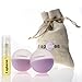 T Spheres Peace & Quiet, Aromatherapy Infused Massage Ball Set (Lavender Aroma), 45mm (Golf Ball Size)