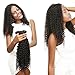 Beauty Forever Brazilian Virgin Curly Human Hair 13x4 ear to ear Full Lace Frontal Closure with 3 Bundles Curly Hair Weave Natural Color (20 22 24inch+16, free part frontal)