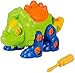 Dinosaur Toys for Boys and Girls - Set of 3 Toy Dinosaurs, Take Apart Play Set for Toddlers and Older Kids