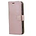 Abacus24-7 Wallet Series Samsung Galaxy S7 Case with Flip Cover and Stand, Rose Gold
