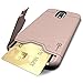 Moto G4 Case, Moto G4 Plus Case, Moto G 4th Gen case, CoverON [SecureCard Series] Protective Hard Hybrid Cover Credit Card Slot Stand Phone Case for Motorola Moto G4 Plus G4, G, 4th Gen - Rose Gold