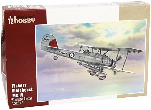 Special Hobby Vickers Vildebeest Mk IV 'Perseus Engine Version' RAF BiPlane with Resin Parts Model Kit (1/72 Scale) [parallel import goods]