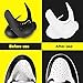Mosuch Crease Preventers Plastic Shoes Shields 2 Pack Anti-Wrinkle Shoe Toe Box Creasing for Women US Size 3-7 Black and White
