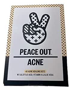 Amazon.com: Peace Out Acne Dots - 40 Acne Healing Dots - w/ Salicylic