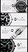 FANMIS Mens Classic Casual Quartz Watch Luminous Hand Stainless Steel Band Roman Numeral Date Watch (Black)