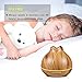OSORD 400ml Aroma Essential Oil Diffuser, Ultrasonic Cool Mist Aromatherapy Humidifier with 7 Color LED Lights & 4 Timer Settings, Waterless Auto Shut-Off for Baby Home Office Wood Grain