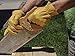 Illinois Glove Company 59LB Premium Heavy Duty Grain Elkskin Gloves, L, Gold, Unlined