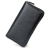 RFID 36 Credit Card Holder Large Wallet Leather for Women Multi Card Lots Protector Organizer Purse