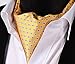 SetSense Men's Floral Jacquard Woven Self Cravat Tie Ascot One Size Yellow / Blue