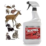 PREDATORGUARD Expel Natural Animal Repellent, Mice & Rodent Repellent - Ready to Use, Weatherproof - 32oz Easy Spray Bottle