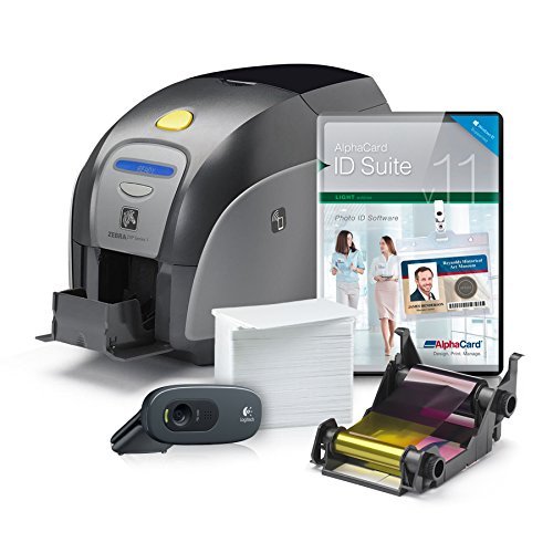Buy Zebra ZXP Series 1 Complete Photo ID Card Printer System with