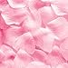 Super Z Outlet Silk Fabric Flower Mini Rose Petals for Weddings (1000 Pieces) (Pink)