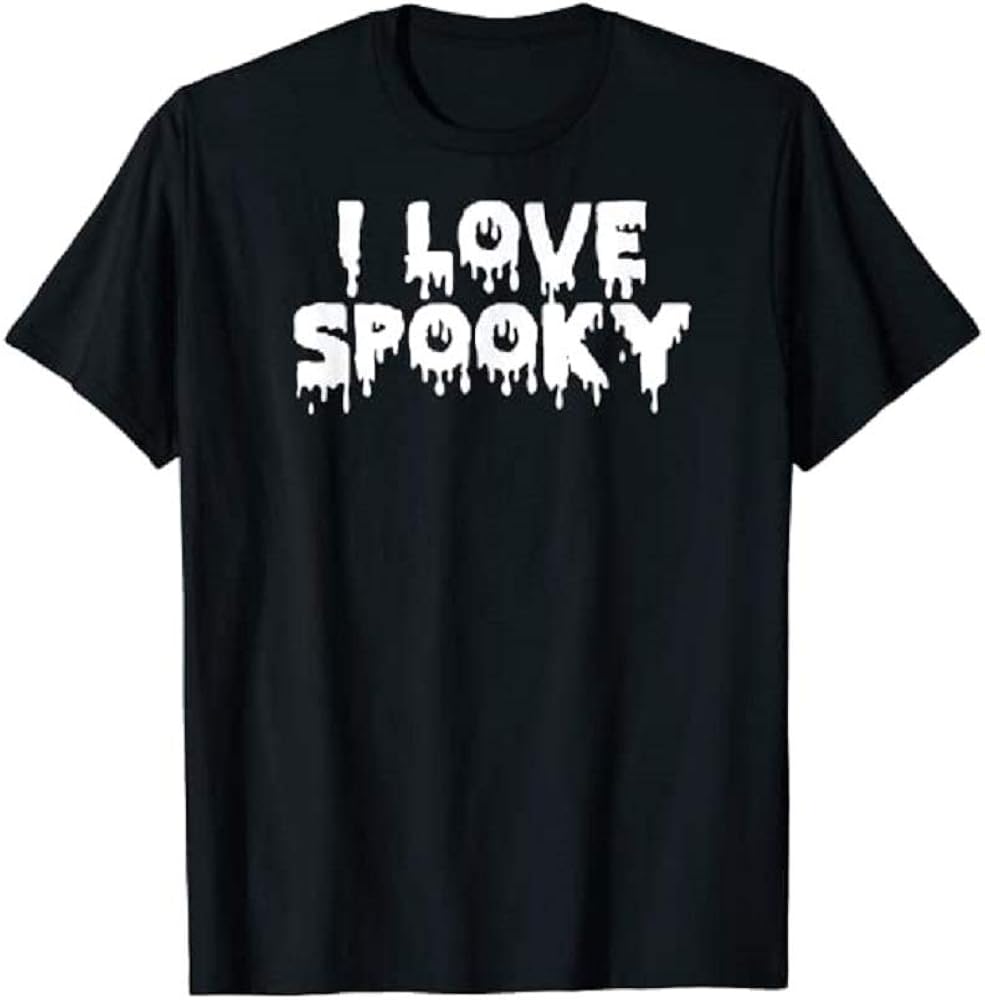 i love spooky shirt