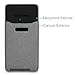 New iPad 2017, iPad Air 2, iPad Pro 9.7 CaseCrown Power Sleeve (Charcoal Gray) w/Apple Pencil Holder & MFI Certified USB to Lightning Cable
